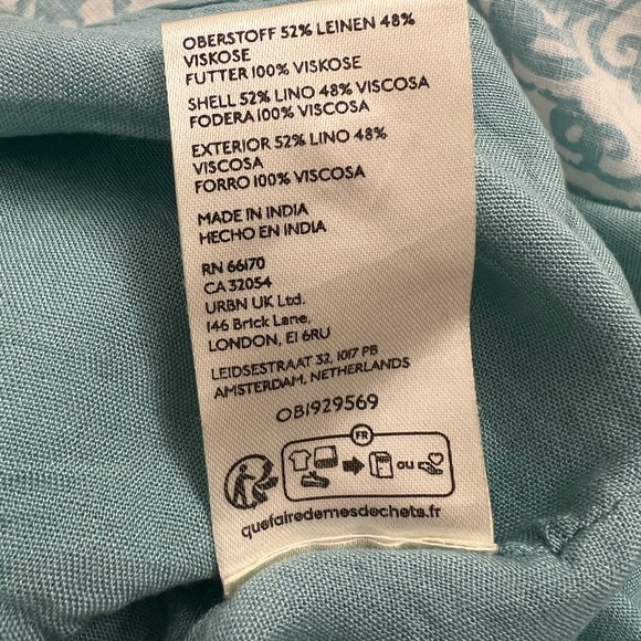 Anthropologie The Irene Linen Shirt Dress by Maeve, size S - Picture 6 of 6